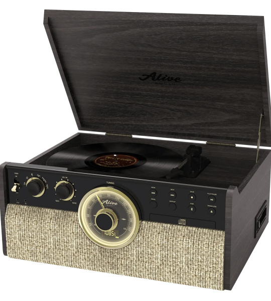 Alive Audio Great Gatsby Dark Wood - Виниловый проигрыватель