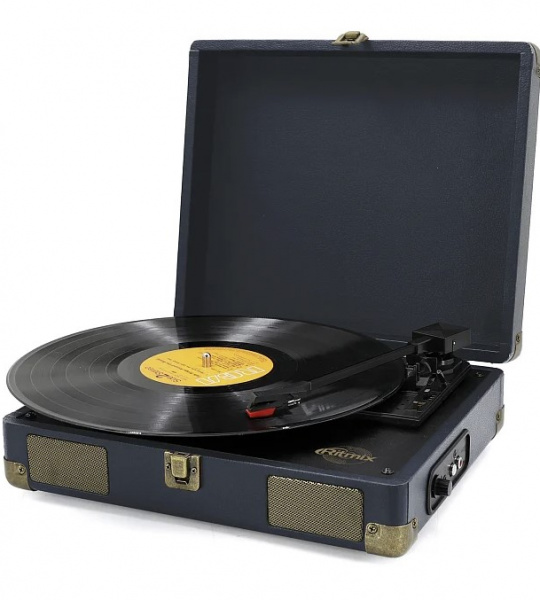 RITMIX LP-100 Dark Blue - Проигрыватель виниловых дисков
